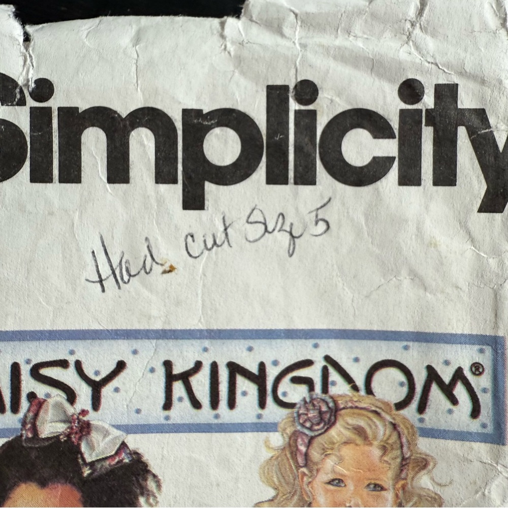 Simplicity 8318 Vintage 1980’s Daisy Kingdom Girl Dress Sew Pattern Size 5 - 6X - Picture 7 of 15